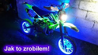 Led PitBike Jak to zrobiłem [upl. by Eilssel]