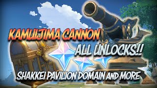 Kamuijima Cannons Unlock Chests and Shakkei Pavilion in Inazuma ALL LOCATIONS  Genshin Impact [upl. by Laeno]