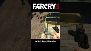 Far Cry 3  My Best Outpost Liberation shorts [upl. by Alleris]