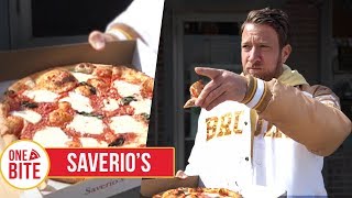 Barstool Pizza Review  Saverios Authentic Pizza MassapequaNY [upl. by Ettevahs]