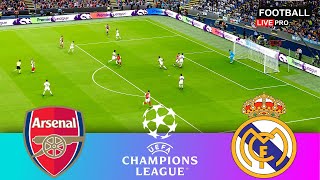 ARSENAL vs REAL MADRID  UEFA Champions League Final  Realistic PES Gameplay [upl. by Ailecara197]