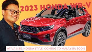 2023 Honda WRV  Ativa size Honda style coming to Malaysia soon [upl. by Asena]