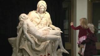 Pieta Replica on Display [upl. by Fenton24]