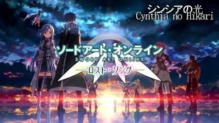 ENGLISH LYRICS Sword Art Online Lost Song  Opening  Cynthia no Hikari [upl. by Inama]