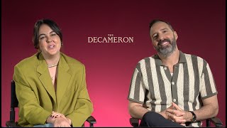 “The Decameron” Interview with Tony Hale and Creator Kathleen Jordan [upl. by Atirres]