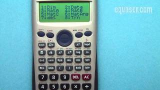 Casio FX115ES Plus FX991ES Plus C and fx991es how to enter and edit a matrix [upl. by Hgalehs]