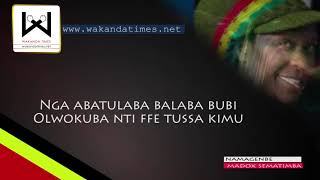 Namagembe by Madox Sematimba  Wakanda Times Lyrics Video [upl. by Kiernan]