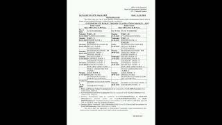 Inter exam timetable 2025maths naresh eclass [upl. by Sumaes]