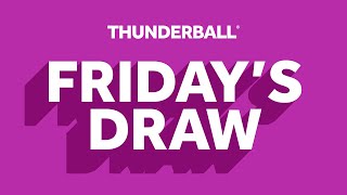 The National Lottery Thunderball draw results from Friday 29 December 2023 [upl. by Odnamla]