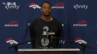 Denver Broncos WR Courtland Sutton SPEAKS TO THE MEDIA Following Practice 942024 [upl. by Nisbet]