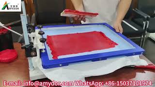 Industriya ng Garment Digital Screen Plate Making Machine Screen Printing Press 550A [upl. by Dnalra]