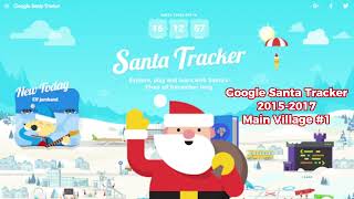 Google Santa Tracker Santas Village 20152017 Music [upl. by Kolva]