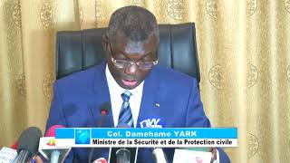 CONFERENCE DE PRESSE Colonel YARK Damehame [upl. by Ymmor]