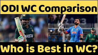 Babar Azam vs Virat Kohli ODI WC first 16 match comparison  Babar Azam batting stats in won matches [upl. by Eimaraj]