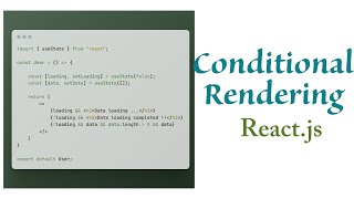 Conditional Rendering in Reactjs  Nextjs [upl. by Mab]