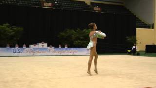 Ekatherina Kapitonova  Ball Finals  2013 US Rhythmic Championships [upl. by Mathian]