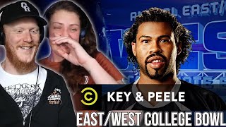 COUPLE React to Key amp Peele  EastWest College Bowl  OB DAVE [upl. by Keldon366]