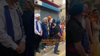 NAGAR KIRTAN 2024 Parkash Gurpurab Celebrations in Nankana Sahib  NISHANESIKHI [upl. by Sonitnatsnok936]