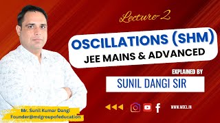 Lecture 2  Master Oscillations SHM  JEE Mains amp Advanced Physics  Dangi Sir [upl. by Kwabena]