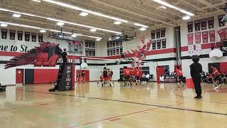 Woodlands vs Marcellinus  Set 1 Boys Volleyball [upl. by Risa]