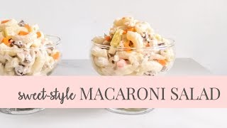 Macaroni Salad  How to Make Macaroni Salad [upl. by Nnylear]