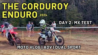 The Corduroy Enduro 2024  Dual Sport Adventure Motovlog  MX TEST [upl. by Browning]