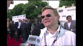 Philippe Petit on red carpet for film Man On Wire WTC tightrope walker with Comedian Marty Keegan [upl. by Alimac]