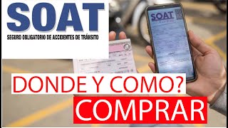 ¿Dónde y como comprar el SOAT  Aseguradoras no venden el SOAT😱 ¿Cómo lo consigo con el descuento [upl. by Timofei358]