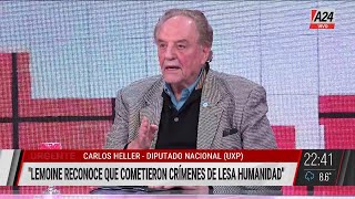 Políticas de Memoria Verdad y Justicia  Carlos Heller en A24  QR con Pablo Caruso  08082024 [upl. by Odessa825]