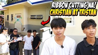 ANG RIBBON CUTTING KINA TRISTAN AT CHRISTIAN [upl. by Ilatfan]