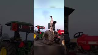 Swaraj Ne do do John Dear ko ek Sath khinch liya tractorking johnde tractorindia tractorworld [upl. by Sherrard]