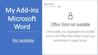 How to add or enable Word Addins in Microsoft Word [upl. by Aceissej406]