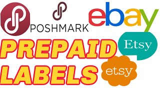 How to Prepare for PREPAID LABEL FROM POSHMARKEBAYETSY using POST OFFICE MAILING SERVICE 2020 [upl. by Sol]