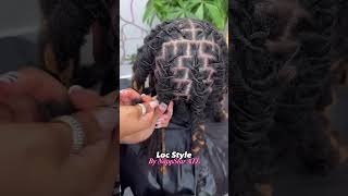 Get into this Loc Style✨ Book appointment wwwNappStarcom locs locnation locnation atllocs [upl. by Erek68]