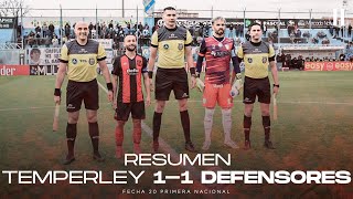 Resumen  Temperley 11 Defensores  Fecha 20 Primera Nacional 2023 [upl. by Thalassa282]