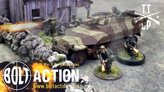 Tabletop CP Bolt Action Battle Report Pincer Movement [upl. by Krystin374]