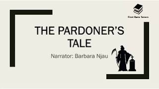 The Pardoners Tale by Geoffrey Chaucer summary themes amp characters  Narrator Barbara Njau [upl. by Nauqad755]