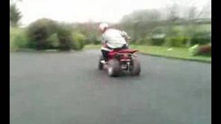 Hensim 150cc quad drifting [upl. by Ultann186]