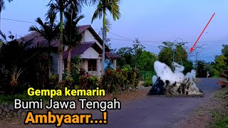 GEMPA TUBAN SAATNYA JAWA SIAGA WASPADA PETUNG DALAN SEWU SUASANA JUMAT SIANG GAWAT [upl. by Eillat]