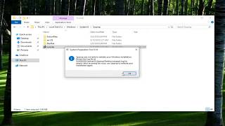 How To Use The System Preparation Tool SYSPREP In Windows 1087 Tutorial [upl. by Saba]