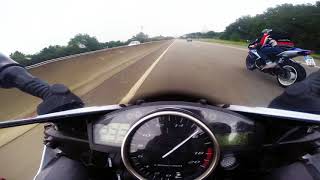 Yamaha R6 vs Suzuki GSXR 750  Dopeandmore [upl. by Nnylrac394]