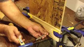 How to install a baseboard Using A Hammer and Nails [upl. by Naoh986]