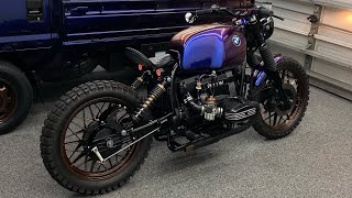 BMW Scrambler Full Timelapse Build R80RT [upl. by Brenda]