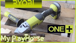 Ryobi 18V ONE Angle Grinder Unboxing and Review  275 [upl. by Lotsirhc]