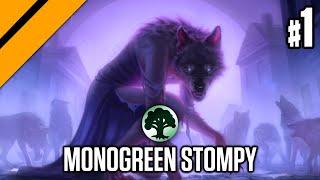 Monogreen Stompy  AFR Top Meta 2022 Standard  MTG Arena [upl. by Tnirb]