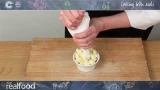 How to fill and use a piping bag  Cooking with Kids [upl. by Nealy301]