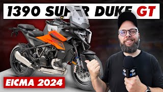 New 2025 KTM 1390 Super Duke GT Announced Everything You Need To Know  EICMA 2024 [upl. by Suzi909]