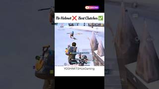 No Helmet 🪖❌ Best Clutches ✅💪 bgmi pubgmobile bgmilive bgmishorts [upl. by Atinuaj]