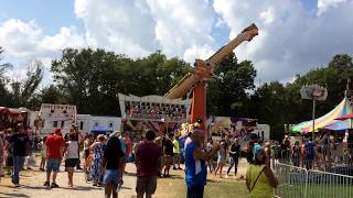 Du Quoin State Fair 2016  Midway rides [upl. by Anidam]