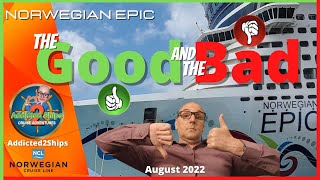 Norwegian Epic  The good the bad and the ugly ship review [upl. by Prissy260]